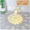 Ins Estilo Romântico Decorativo Pequeno Candeeiro de Mesa Vela Eletrônica Luz Noturna Lâmpada de Diamante Cabeceira Atmosfera Criativa Lâmpada Estilo Nórdico