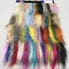 Cabelo longo de 90MM em rolo de cabelo felpudo com enchimento cabelo liso frito estrela boneca cabelo estilo Xangai tecido de pelúcia