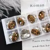 Cristal K9 Cortado 8*10 Huevo de Paloma Ovalado Sin Costuras Sin Base Bola de Diamante Apilable Decoraciones de Uñas de Alta Calidad Deslumbrantes
