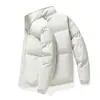26 estilos de chaquetas acolchadas de invierno de moda para hombre, abrigos acolchados de algodón, cuello alto, marca de moda, ropa exterior holgada acolchada de algodón, talla grande