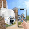 Cámara de vigilancia binocular icsee 4 millones HD visión nocturna red inalámbrica del hogar teléfono móvil Monitor Remoto