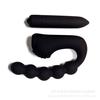 Fabricantes de brinquedos sexuais atacado plug posterior anal contas de silicone massajador vibratório da próstata plug anal