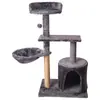Estrutura de escalada para gatos, árvore para gatos pequena, poste arranhador integrado, placa arranhadora para gatos, plataforma de salto com brinquedo, autoentretenimento de pelúcia para gatos, atacado para exportação