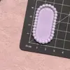 Placa de Encaje de Engranaje Brillante Color Macarrón Material Hecho a Mano DIY Pasador Accesorios para Pasador Parche Cabello