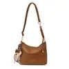 Bolsa de Ombro Simples Retrô para Mulheres, Nova Cor Sólida Moderna Elegante Grande Capacidade com Design de Nó de Laço para o Dia a Dia