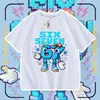 2026 Transfronteiriço Roubar um Cérebro Podre Cérebro Podre #67 Camiseta de Manga Curta para Meninos e Meninas Camiseta Básica Casual