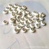 Accesorios DIY al por mayor, Cuentas de Vidrio, Serie de Cuentas de Vidrio, Cuentas Sueltas de Plata 925, Cuentas de Cristal Multifacéticas con Agujero Grande, Cuentas para Pulseras