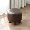 Taburete Pequeño para Uso en Casa, Taburete Bajo para Sala de Estar, Taburete para Mesa de Café, Banco Pequeño Moderno Simple de Madera Maciza, Taburete de Asiento Resistente, Taburete para Cambiarse los Zapatos en la Entrada