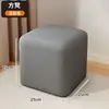 Banqueta Pequena para Uso Doméstico, Banqueta Baixa com Acabamento de Alta Qualidade, Banqueta para Mesa de Centro de Sala de Estar Sofá, Banco Simples, Banqueta Pequena Macia com Almofada para Trocar de Sapatos