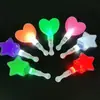 Estrella de Cinco Puntas Palo Luminoso Palo de Estrella Palo Flash Palo Luminoso de Colores Palo de Ayuda para Conciertos Palo de Hada para Niños