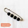 Artefacto para la cintura de los pantalones pasador de cintura broche anti-exposición broche de corsage de alta gama joyería hebilla de broche de perlas