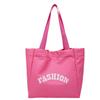 Bolsa de Tecido de Nylon de Mão para Mulheres Cor Pura Clássica Bolsa Tote de Grande Capacidade Bolsa de Mão com Logotipo de Publicidade Impresso