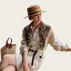 Pañuelo estilo vintage con estampado de anacardos para mujer, un accesorio chic y discreto que se puede usar en capas e incluso como cinturón para la cintura para crear un efecto adelgazante