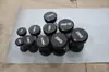 Dumbbells Redondos Fixos Revestidos de Borracha para Venda por Atacado para Homens e Mulheres, Fitness Uso Doméstico e Comercial, Conjunto de Halteres de Borracha para Esportes de Exercício