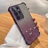 Funda para Teléfono Móvil Adecuada para Samsung S26Ultra S25 TPU Electroplateado Airbag A17 Brillo A57 Anticaída A36 Funda Suave A06