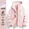 Chaqueta Exploradora para Mujer 2025 Nueva Primavera y Otoño Tres en Uno Súper Bonita de Alta Calidad Chaqueta de Montañismo Amarilla