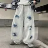 Pantalones de Otoño para Niño 2025 Nuevos Jeans para Niños Estilo Primavera y Otoño Pantalones Holgados de Pierna Ancha de Otoño para Niños Grandes Estilo Urbano Moderno
