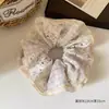 Goma para el pelo fruncida con estampado floral, nueva para verano, fresca, con flores, para moño, coleta, cuerda para el pelo, accesorio para el pelo, tocado