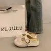 Mocasines Calados Estilo Japonés para Mujer Verano Suela Gruesa Aumentadores de Altura Boca Baja Slip-on Sandalias de Estilo Simple Chanclas Casuales para Exteriores