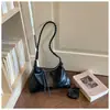 Bolso de Axila de Cuero Encerado Aceitado de Moda para Mujer, Nuevo Bolso HOBO Retro de Alto Valor Casual, Bolso Cruzado de Hombro Único Versátil y Elegante