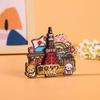 Ímãs de Geladeira Criativos de Cidades do Japão Atrações de Pontos Turísticos Japoneses Adesivos Magnéticos Lembrancinhas de Turismo Cultural e Criativo Presentes
