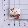Muñeco de Nieve Navideño Brillante DIY Pegamento de Crema Casero Funda para Teléfono Móvil Material para Joyería de Pasador Accesorios de Resina Venta al por Mayor