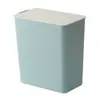 Lixeira de Mesa Estilo Japonês para Uso Doméstico, Lixeira Mini Criativa com Tampa Flip-Top para Quarto, Lixeira de Mesa para Escritório com Tampa