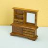 Móveis em miniatura para casa de bonecas mini penteadeira modelo OB11 BJD bolso quarto Móveis para casa de bonecas