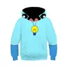 2024 Transfronterizo Nuevo Producto Gato de siesta de Anime Gato somnoliento Periféricos Sudadera para Niños cosplay Animación Sudadera 3D