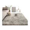 Tapete de Lã de Seda Tie-Dye Gradiente Nórdico Amazon Transfronteiriço Sala de Estar Longo Pelo Mesa de Centro Quarto Cobertor de Pelúcia Comprimento Total ao Lado da Cama