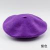 Gorro de lana de moda de Jiangsu, todo a juego, boina, gorra de pintor, gorro de capullo de lana, gorra de boceto, sombrero casual femenino estilo Mori