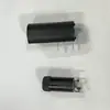 Portafusibles PTF-45 5*20 10A 250V portafusibles de panel de inserción horizontal liso