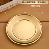 Pratos redondos de aço inoxidável estilo coreano para servir, pratos para restaurante comercial, pratos para churrasco, pratos para frutas e sobremesas, pratos de osso, pratos rasos e pratos fundos
