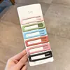 Pinzas para el Cabello con Letras Color Café para Mujer, Pinzas Laterales de Moda y Versátiles, Accesorios para el Cabello Lindos y Sencillos para Otoño e Invierno, Adecuadas para Lavarse la Cara y Maquillaje