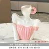 Vaso Kapibara Estilo Ins al por mayor Adornos Cerámicos Lujo Accesible de Alta Gama Sala de Estar Mesa de Comedor Decoración Suave Muebles