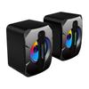 Transfronteiriço K2053 laptop desktop luminoso pequeno alto-falante USB com fio mini subwoofer desktop pequeno estéreo