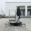 Fabricante de Plataforma Elevatória de Mastro Único em Liga de Alumínio Elétrica Hidráulica Móvel de Alta Altitude Elevador de Coluna Única de Alumínio