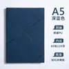 Caderno com logo personalizado, conjunto de caixa de presente para caderno espesso, diário para reuniões de negócios, bloco de notas A5 com capa de couro macio atacado