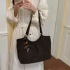 Bolso Grande de Ante Vintage para Mujer 2026 Nuevo Otoño Invierno Bolso de Hombro Casual Estilo Coreano Bolso Tote para Viajes