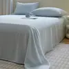 Juego de Sábana Individual de Color Sólido Lyocell Tencel de Verano Clase A, Estilo Nuevo, Juego de Ropa de Cama Refrigerante de Seda de Hielo con Funda de Almohada, Juego de Tres Piezas