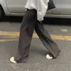 Diseñados con Estilo, Pantalones Casuales Rectos de Mujer para Otoño e Invierno, de Cintura Alta, Caída Suelta, Largo hasta el Suelo, con Patrón de Punto Retorcido