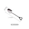Mango Negro Vintage Sorbus Cuchara para Sopa Acero Inoxidable 304 Pala de Ingeniero Cuchara para Café Cuchara para Niños Cuchara para Postre