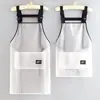 Delantal de TPU sin lavado para trabajos de catering de Aquatic Products, Ropa de trabajo impermeable y a prueba de aceite con logotipo impreso, Delantal de cocina para mujer