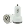 Mini Cargador de Coche Todo en Uno con Carcasa de Concha y Doble Puerto USB 5V 2.1A Cargador Rápido para Vehículos