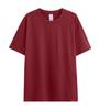 Camiseta masculina e feminina de algodão puro, manga curta, 230g, ombro caído, gola redonda, solta, atacado, em estoque