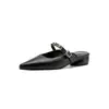 Novos sapatos Mary Jane com bico fino, calcanhar fechado, design vazado, salto quadrado, sandálias de salto baixo, tamanhos 32-43, comércio exterior da Amazon