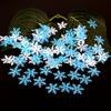 Decoración Navideña Transfronteriza Copos de Nieve Confeti para Lanzar Fiesta de Bodas DIY Copos de Nieve Falsos Fabricante de Accesorios Navideños