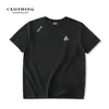Camiseta deportiva casual versátil de verano para hombre, estilo montaña, para exteriores, absorbente de humedad, secado rápido, transpirable, ligera, cómoda, sensación fresca, manga corta