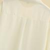 Camisa de manga larga con doble tapeta informal estilo coreano 200 Jin Fat MM Joker, primavera y otoño, talla grande, moda para mujer 6262