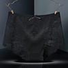 Talla Grande Encaje Antibacterial Sexy Cintura Media Transparente Ropa Interior para Mujer Corte Abertura Transpirable y Cómodo Entrepierna de Algodón Puro Calzones Levanta Glúteos para Mujer